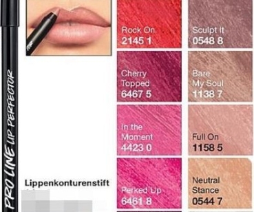 AVON mark. GEL LIPPENKONTURENSTIFT PRO LINE Lip Perfector /Farbe Natural Stance